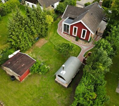 Haus von oben/hinten