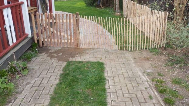 Zaun Eingangsbereich