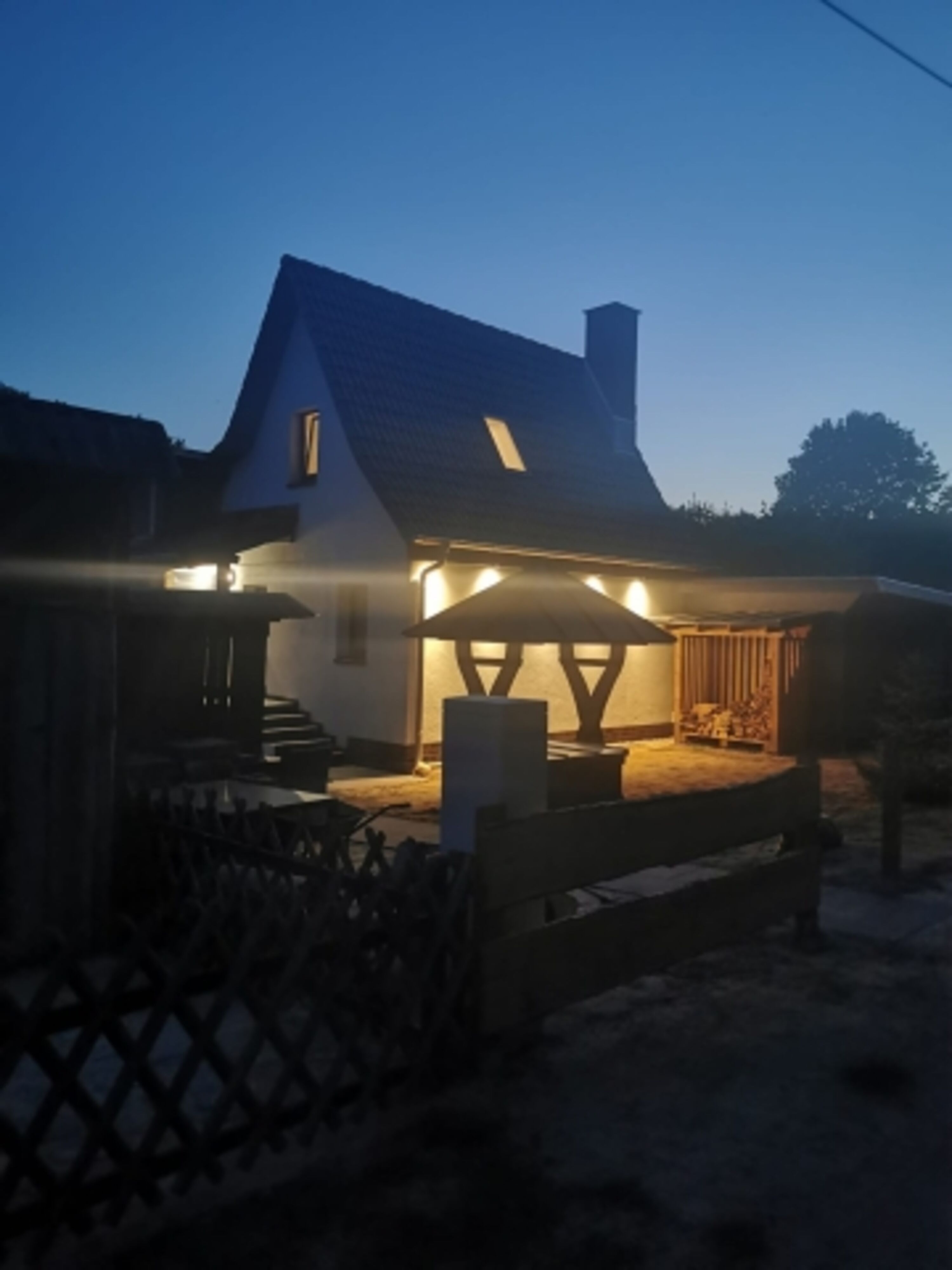 Haus am Abend 