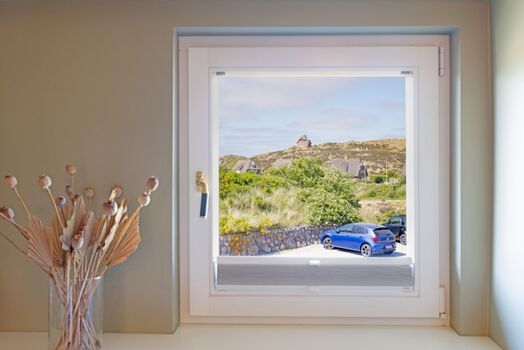 Ausblick aus dem Schlafzimmer