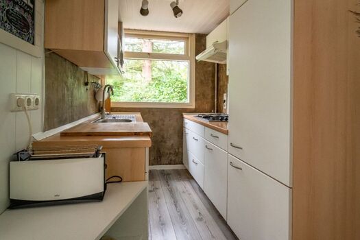 Die offene Küche mit allem Komfort