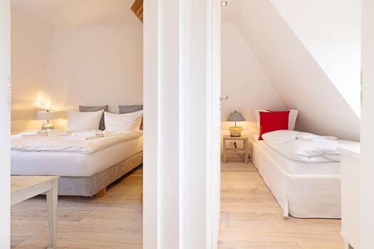 Schlafzimmer eins im OG