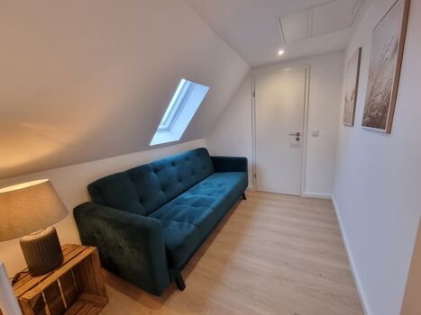 Platz zum verweilen im Obergeschoss