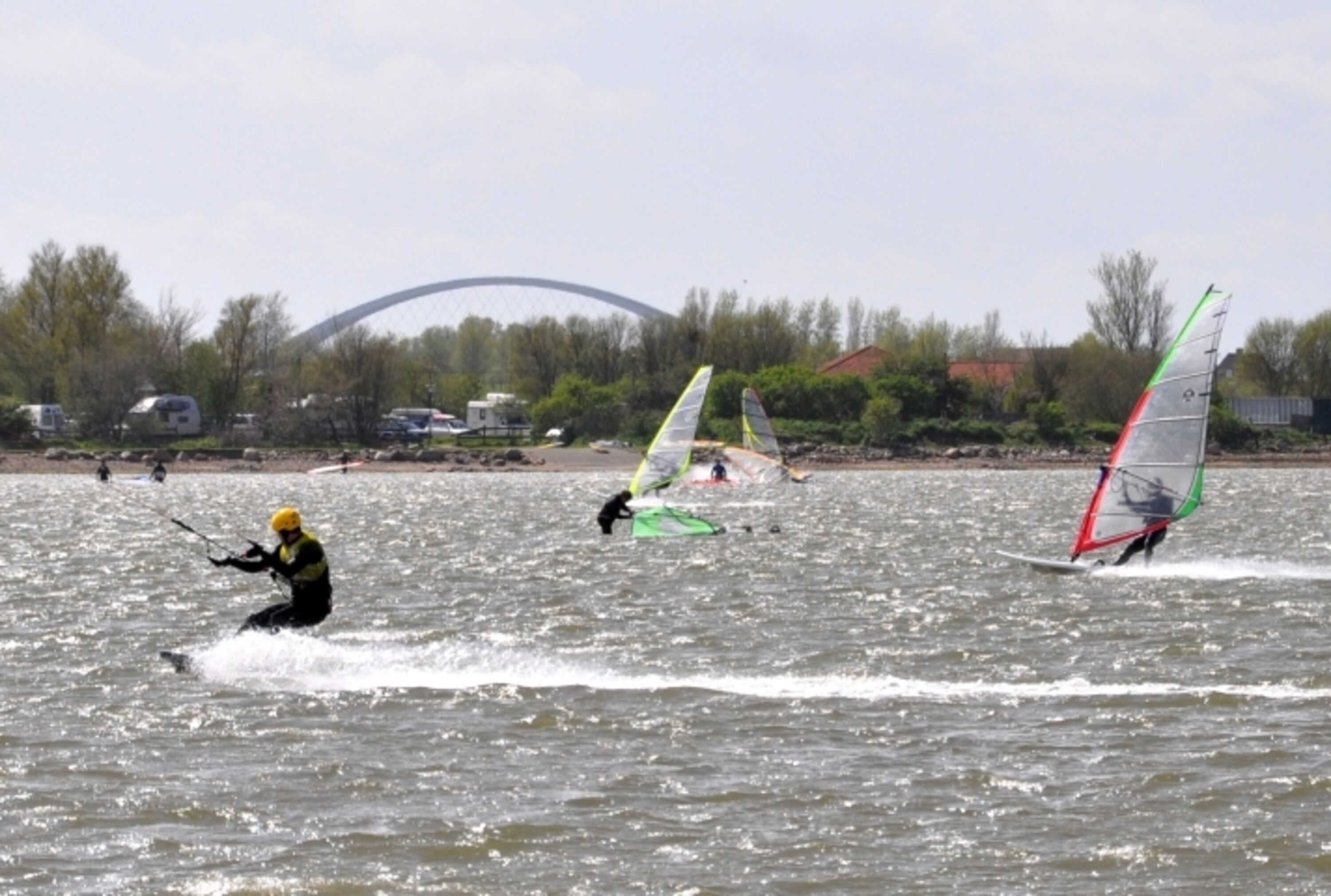 Surfen auf dem Burger Binnensee