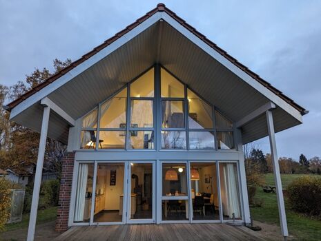 Westseite des Ferienhauses