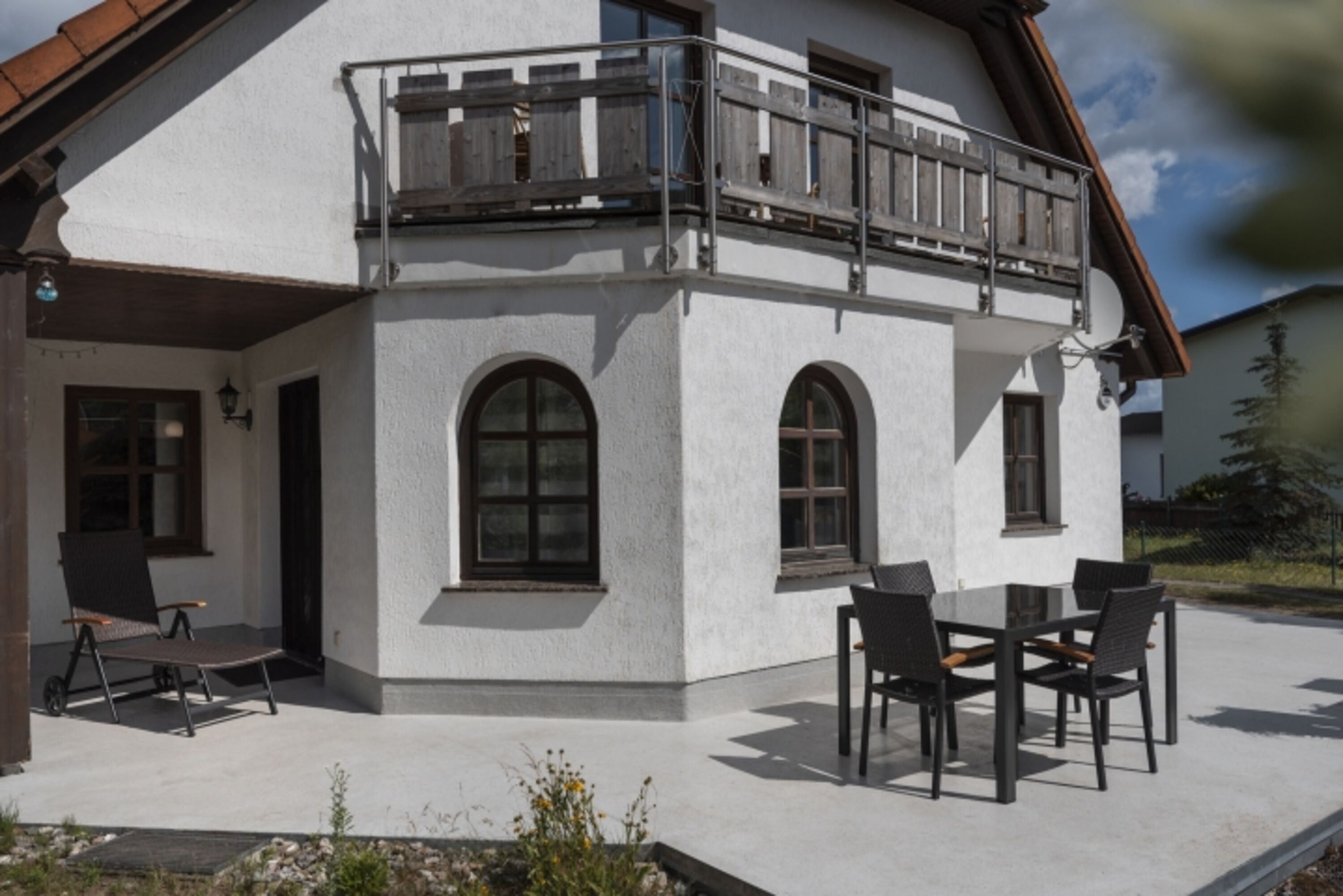 Terrasse vor dem Haus