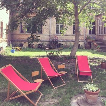 Sitzmöglichkeiten im Park