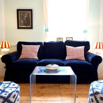 Wohnzimmer Fewo (auch als Schlafsofa nutzbar)