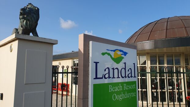 Einfahrt zum Landal Beach Resort