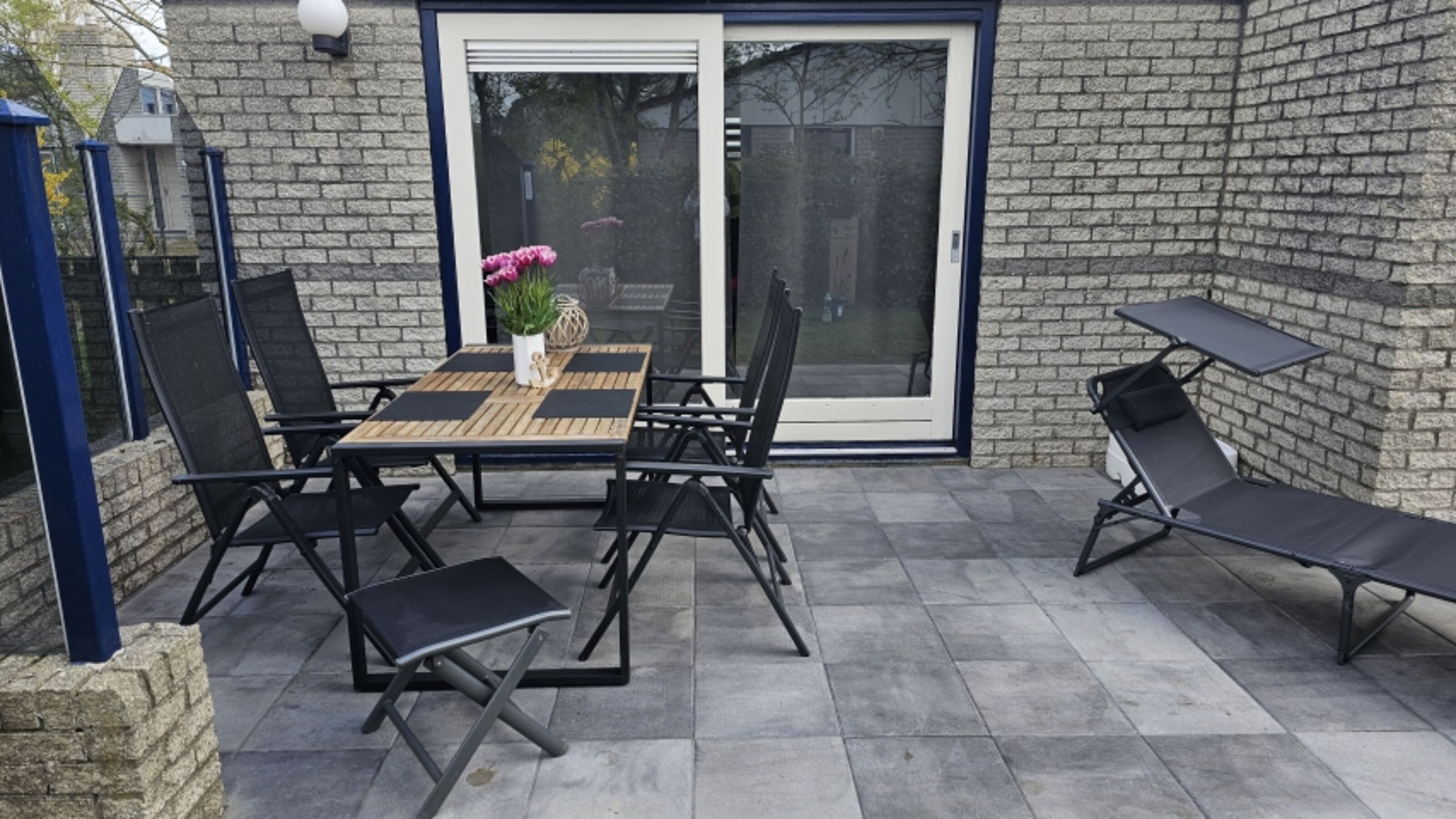 neu gestalteter Terrassenbereich