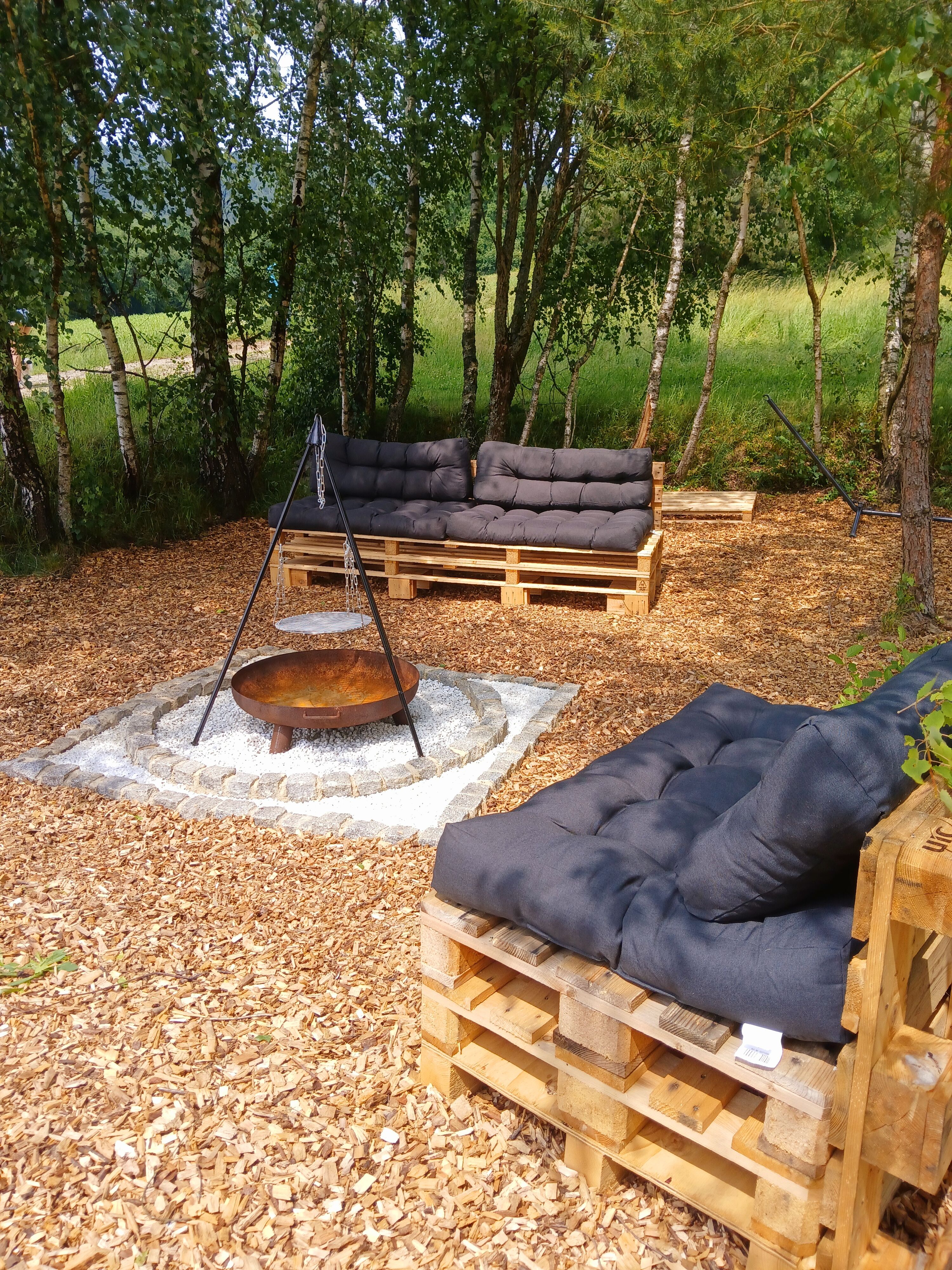 Feuerstelle am Grillplatz