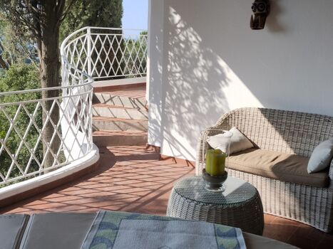 Verbindung zwischen den beiden Terrassen