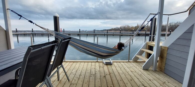 Hängematte Terrasse unten
