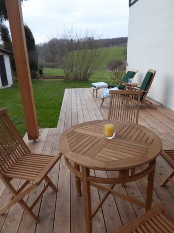 Eine Terrasse zum Entspannen