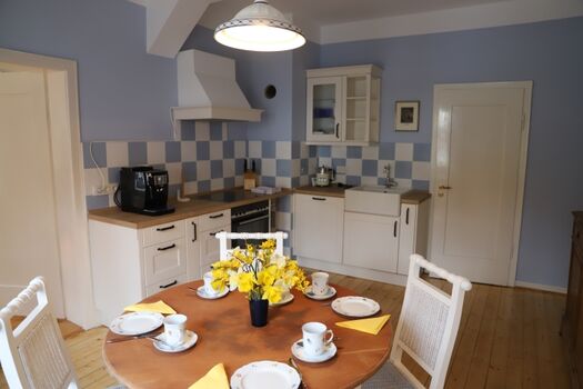 Die Landhausküche bietet alles was man sich wünscht