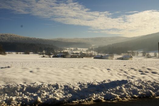 Blick vom Feriendorf Ulrichsgrün