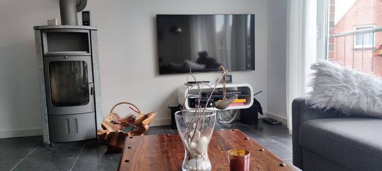 Wohnzimmer mit 55er smart-TV