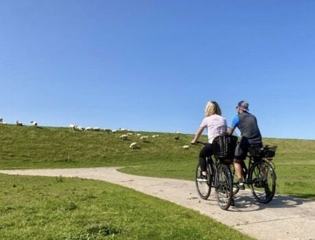 Eine tolle Fahrrad-Tour mit den vorhandenen E-Bikes