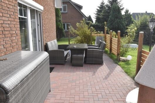 Eine gemütliche Terrasse die zum Grillen einlädt 