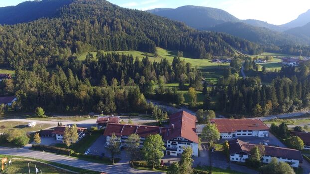 "St. Sebastian" aus Vogelperspektive