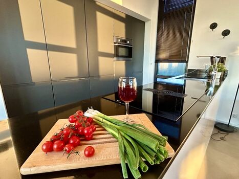 voll ausgestatte Küche