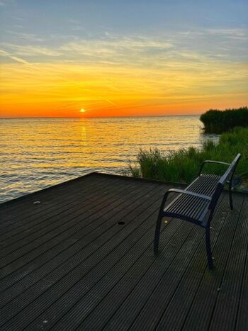 Sonnenaufgang im Park