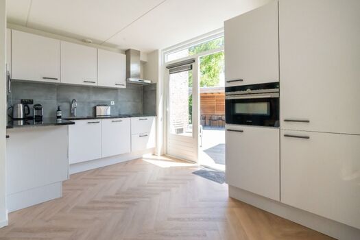 Die neue, offene Küche mit allem Komfort