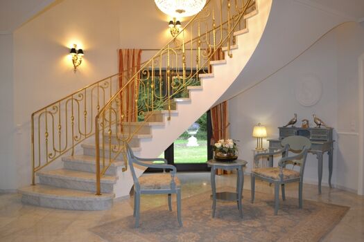 Treppenaufgang zur Ferienwohnung