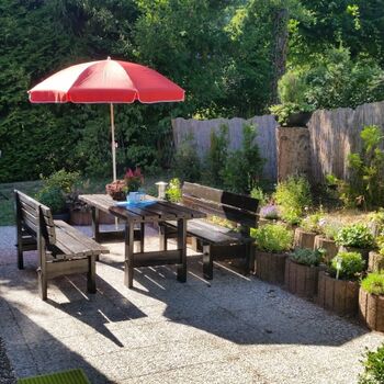 Terrassenplatz zum relaxen