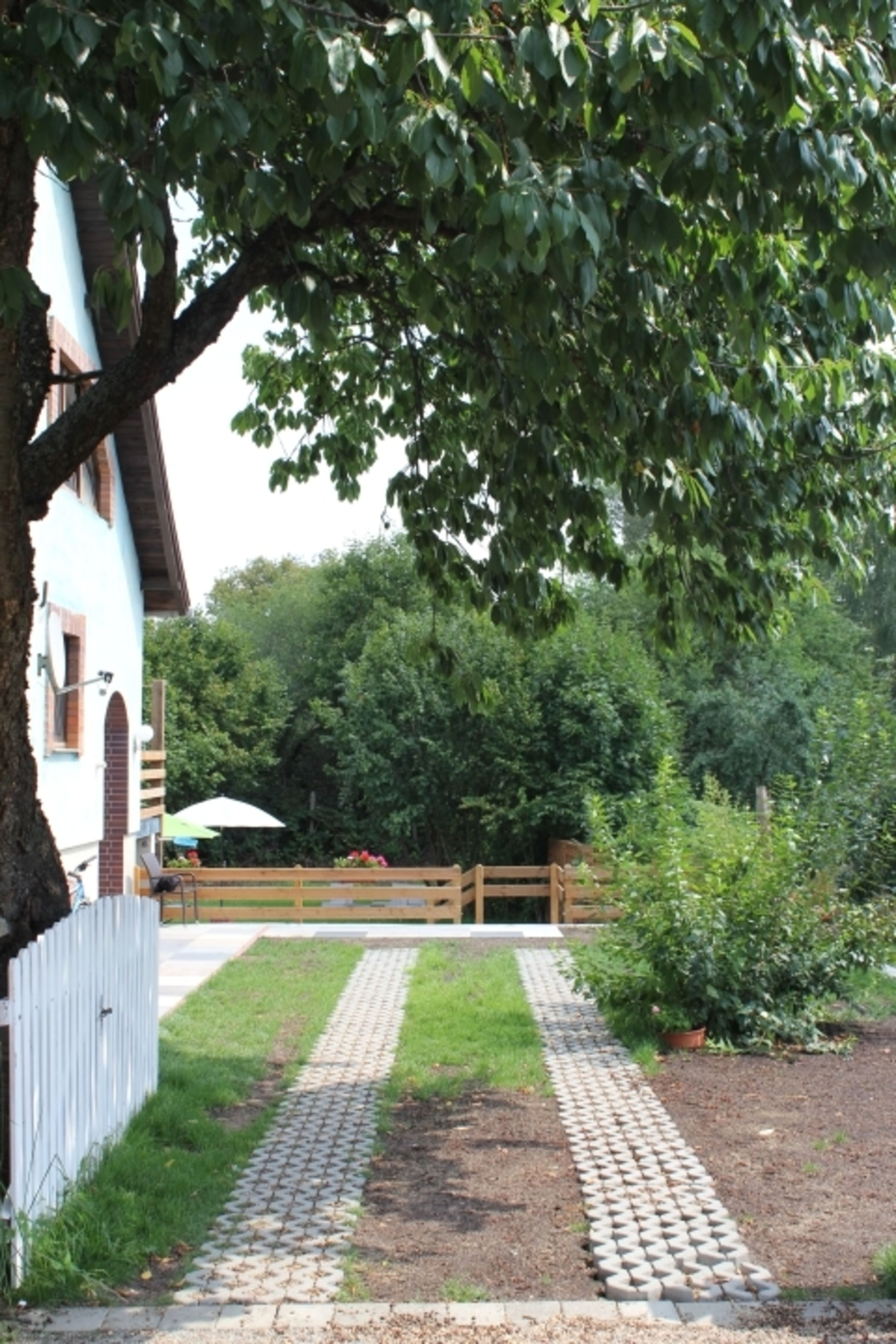 Einfahrt Parkplätze
