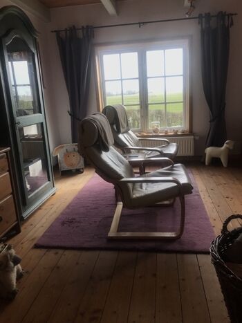 Sitzgruppe im Wohnzimmer des "Schafhus"