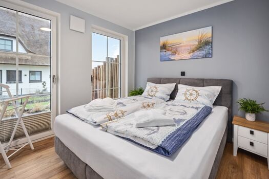 Schlafzimmer Ferienwohnung Windspiel