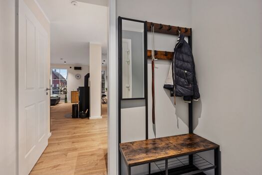 Flur mit Garderobe Ferienwohnung Windspiel