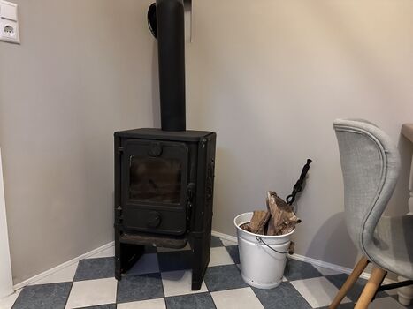 Holzofen in der Küche