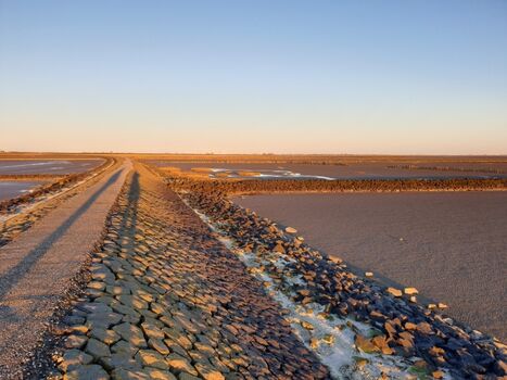 Trischendamm im Winter