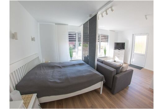 Abgetrennter Schlafbereich - Doppelbett 180x200