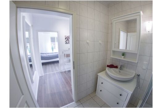 Komfortabler Waschplatz