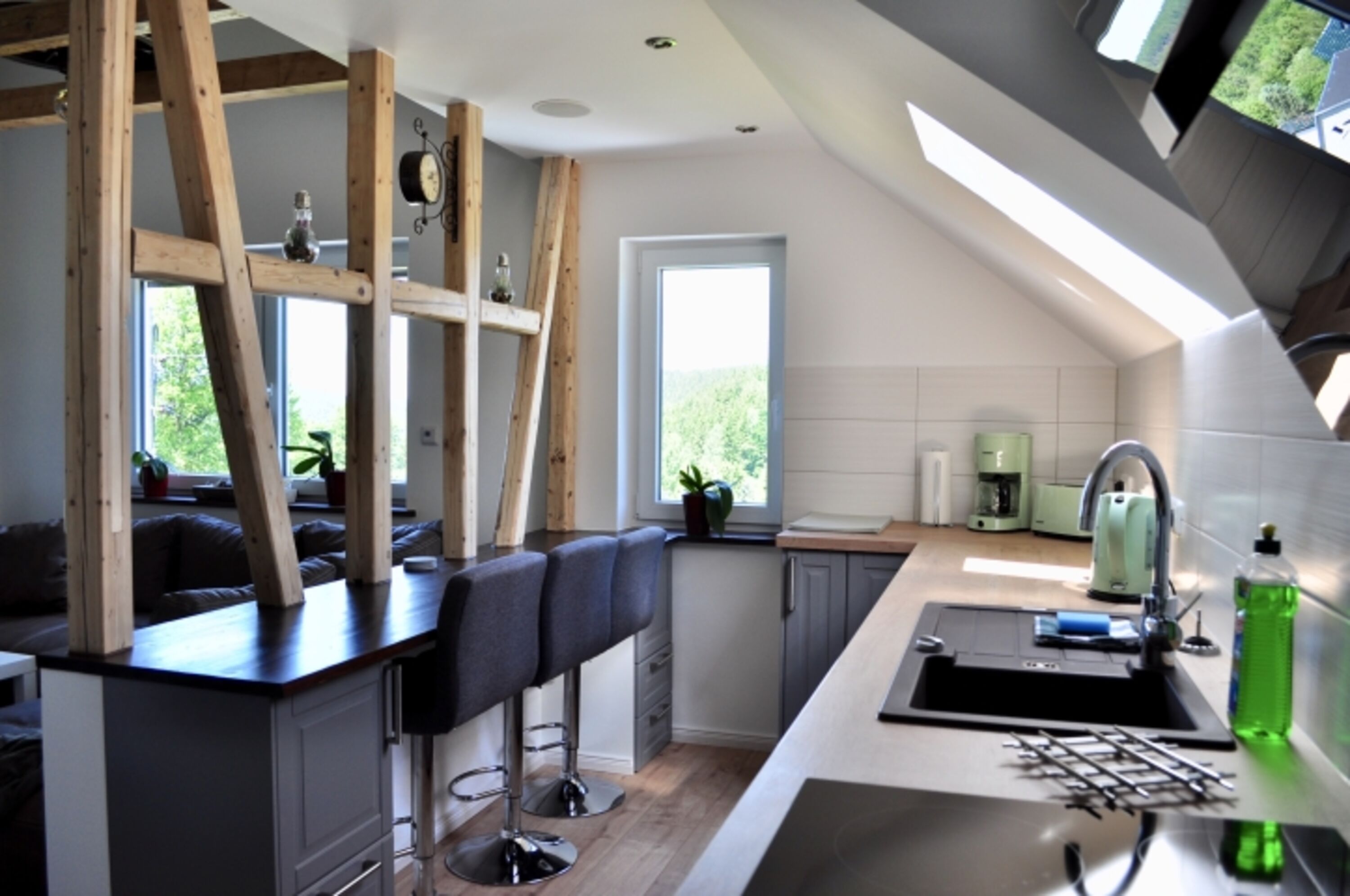 Küche obere Wohnung