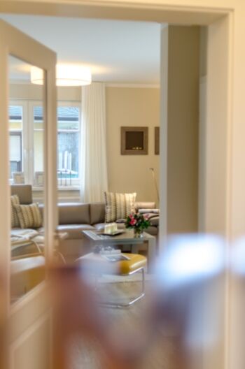 Blick ins Wohnzimmer