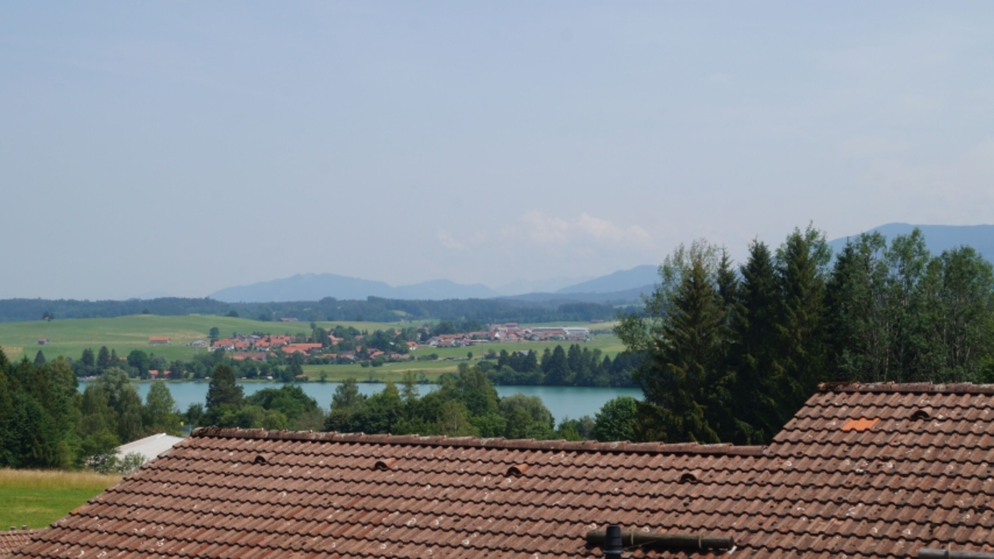 Ausblick Terrasse Sommer
