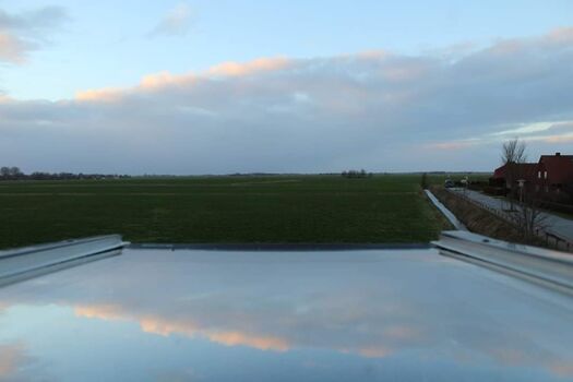 Weitblick aus dem Badezimmerfenster