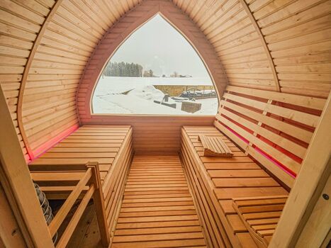 Unsere Saunahütte kann exklusiv gebucht werden