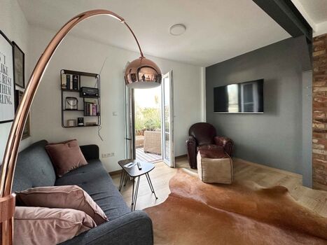 TIDE4 Amrum Apartment 1  Wohnbereich