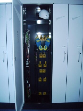 Gratis Skidepot beim Skilift