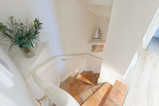 Treppe in die erste Etage