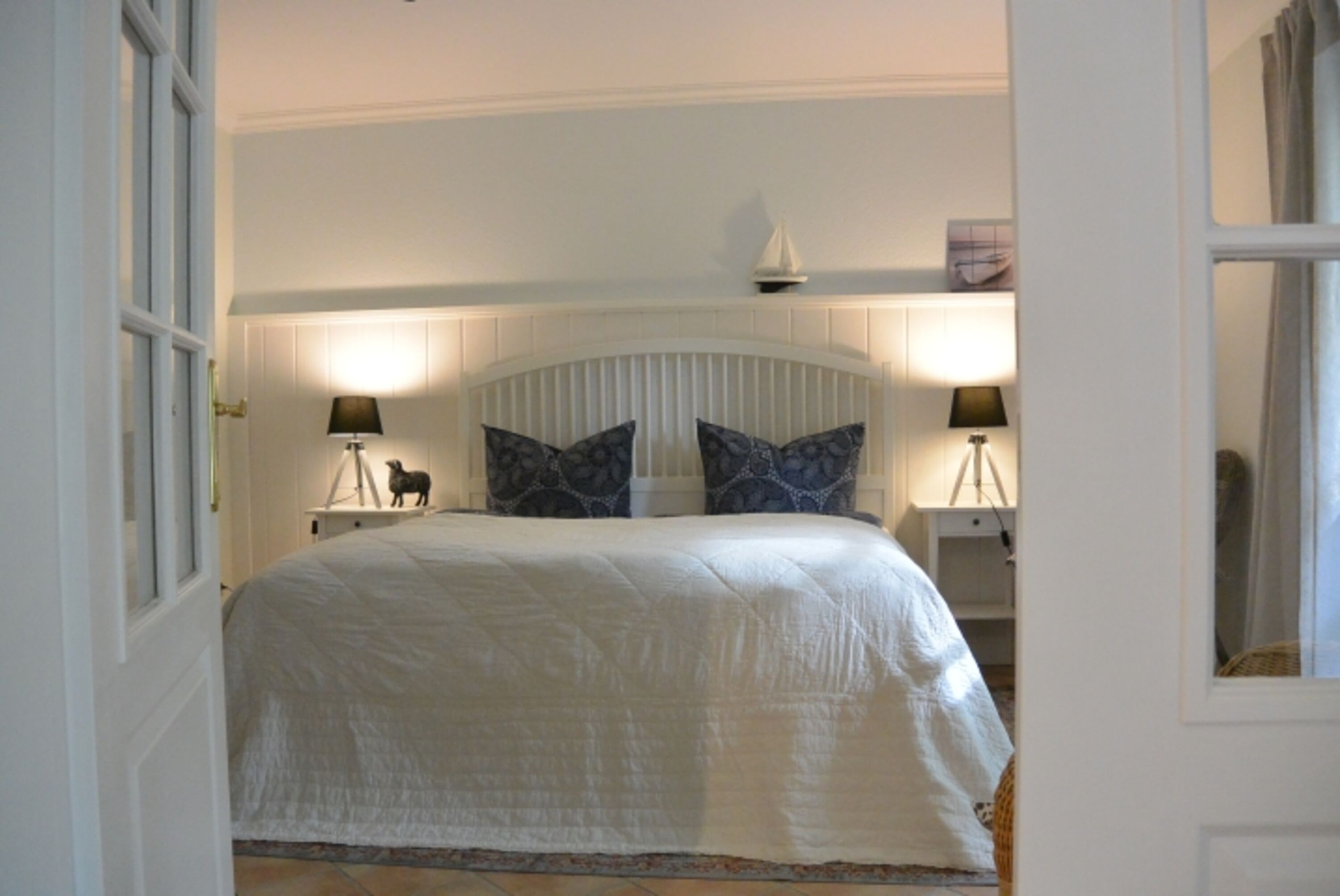 Das Schlafzimmer der Wohnung Südwind