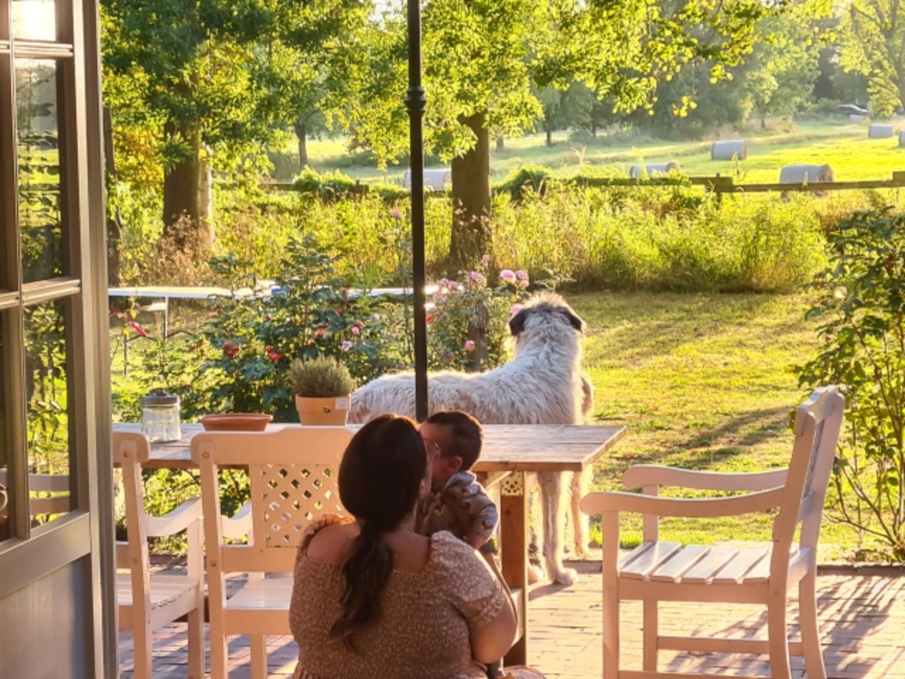 Familienzeit im Sommerhausgarten