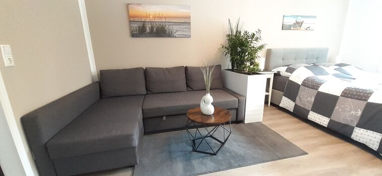 Ausziehbare Couchgarnitur 2,00m ×1,40m