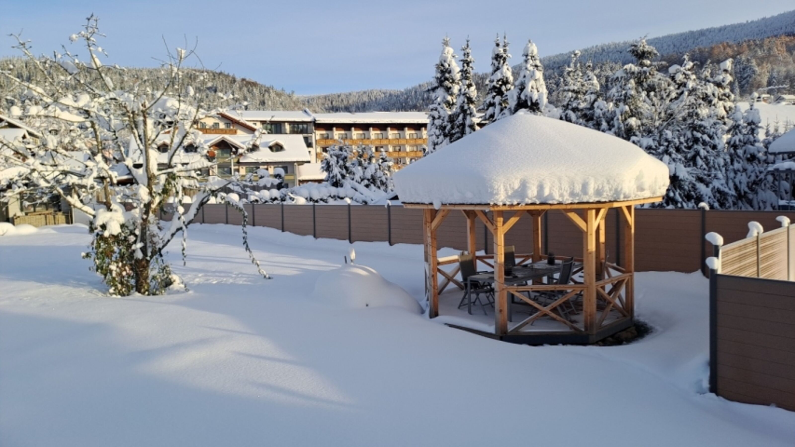 Garten Winter 