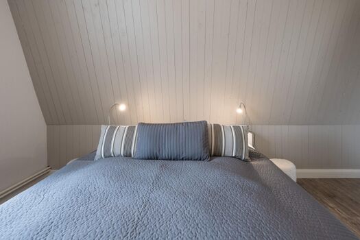 Stadthuus 51 - Eines der beiden Schlafzimmer im Obergeschoss